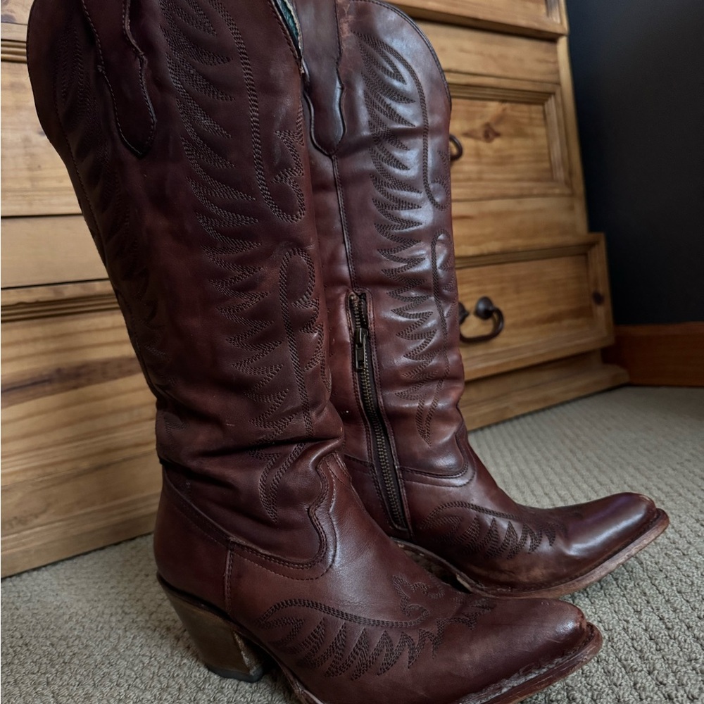 Western Leather Boots
